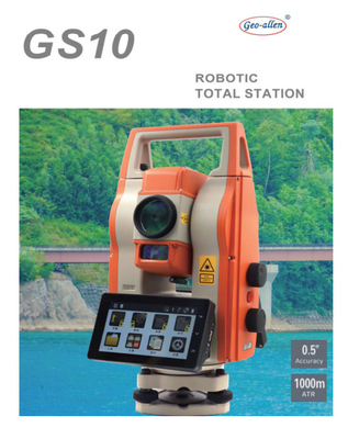 GS10 Geoallen Estação total robótica 1000m Prismaless