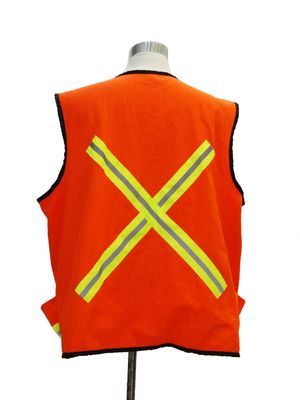 Veste reflexiva da segurança de 3M do campo de construção